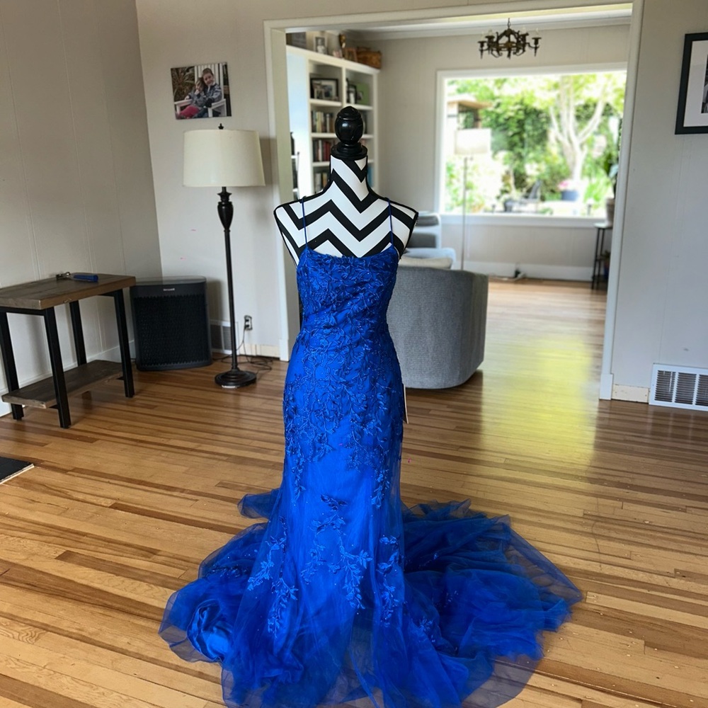 Elegant Royal Blue Gown